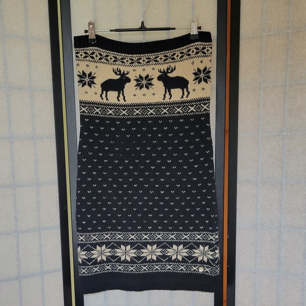 Christmas Festive Fair Isle Tube Dress
